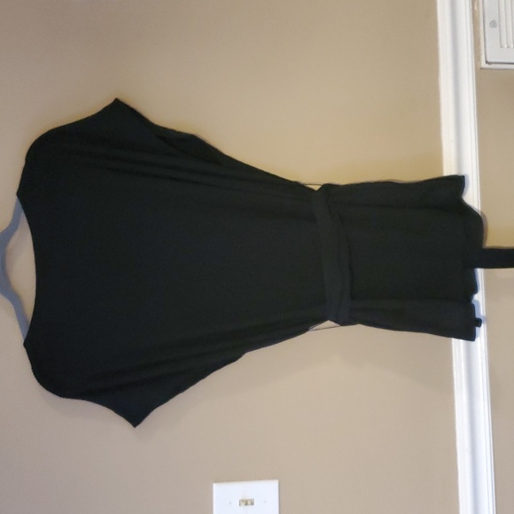 St John Belted Plisse Textured Jersey Tunic Top In Caviar Size S NWT'S - Picture 12 of 13